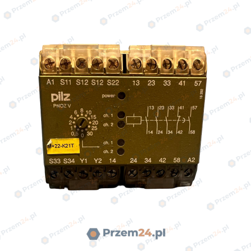 PILZ-474790-PNOZ-V-PNOZV-30S-24VDC-3S-1O-1SZ-Przekaźnik-bezpieczeństwa-2