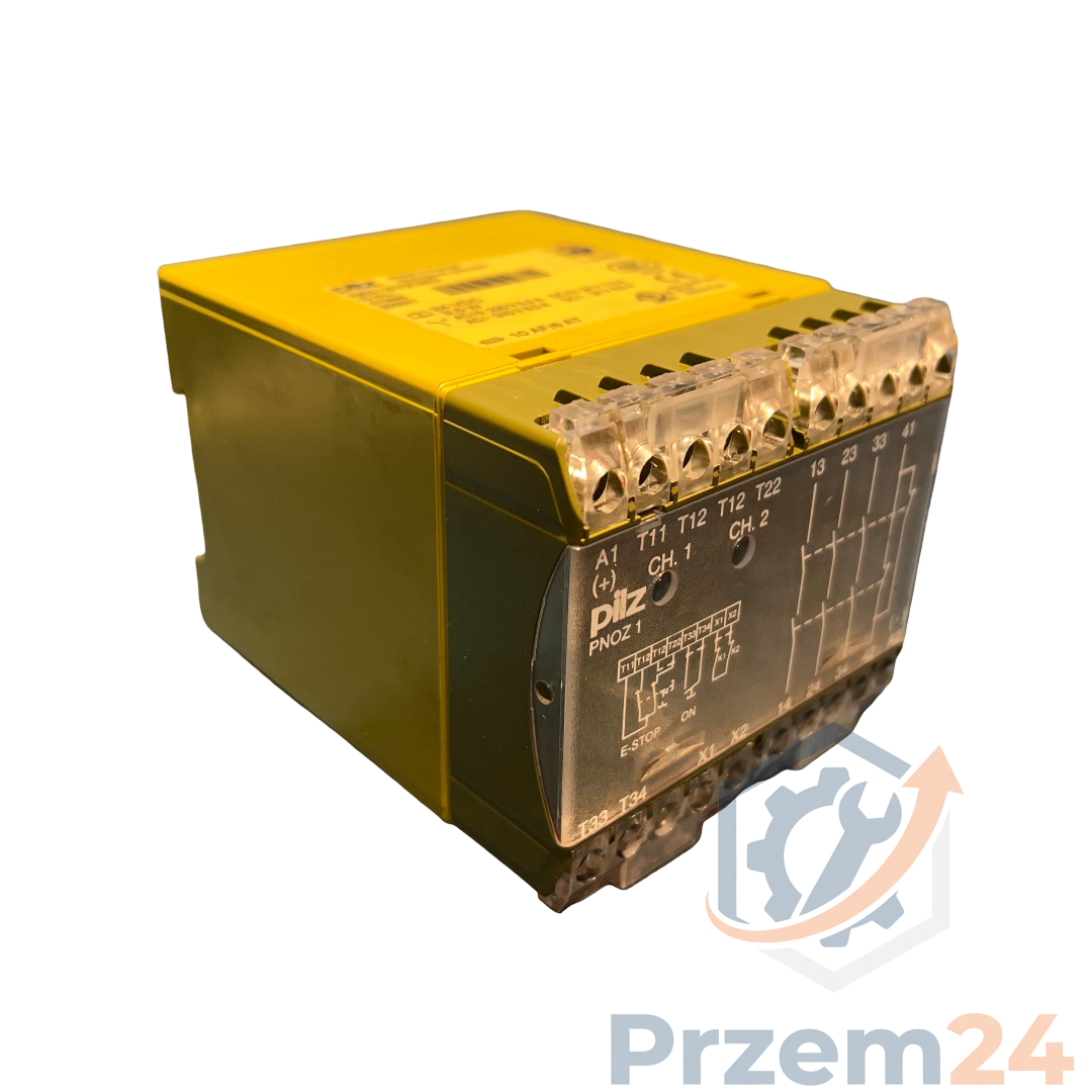 Pilz-475695-PNOZ-1-PNOZ1-24-V-DC-3S1O-Przekaźnik-bezpieczeństwa