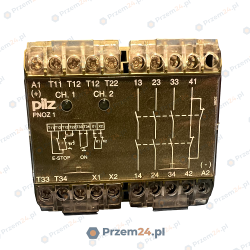Pilz-475695-PNOZ-1-PNOZ1-24-V-DC-3S1O-Przekaźnik-bezpieczeństwa-2