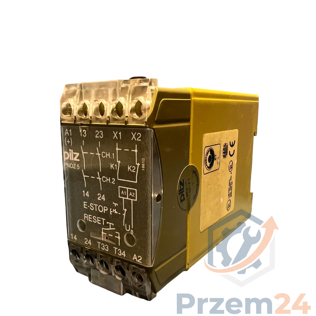 PILZ-474597-PNOZ-5-PNOZ5-230-V-AC-2S-Przekaźnik-bezpieczeństwa