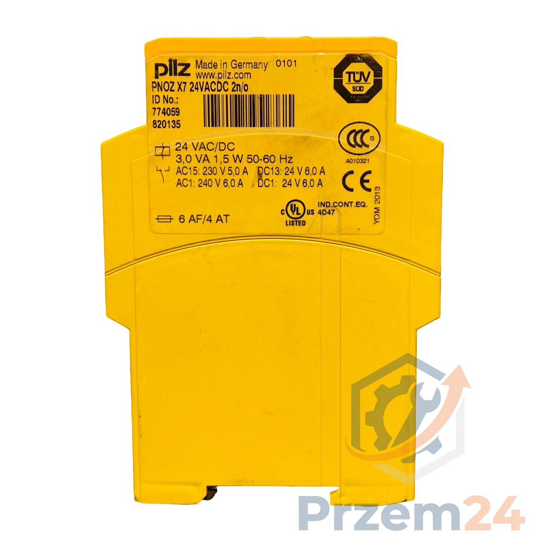 Pilz-774059-PNOZ-X7-PNOZX7-24VACDC-2n-o-Przekaźnik-bezpieczeństwa