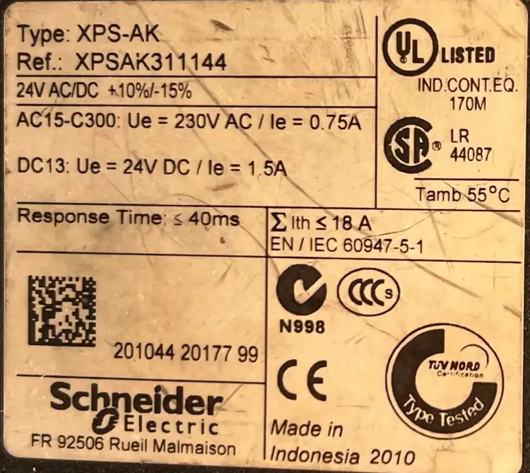 TELEMECANIQUE-XPSAK-XPSAK311144-Przekaźnik-bezpieczeństwa-24-AC-DC-4