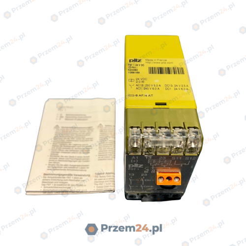Pilz-420080-PST-1-PST1-24-V-DC-Przekaźnik-bezpieczeństwa-2,0-W-2