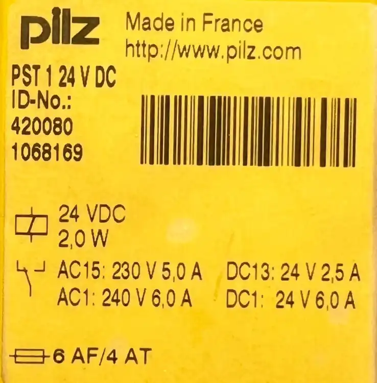 Pilz-420080-PST-1-PST1-24-V-DC-Przekaźnik-bezpieczeństwa-2,0-W-4