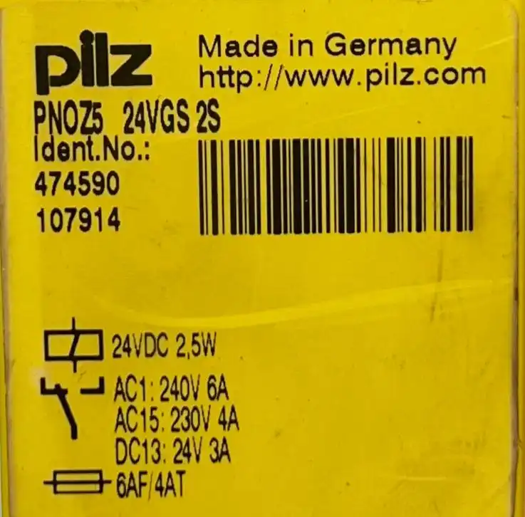 Pilz-474590-PNOZ-5-PNOZ5-24VGS-2S-Przekaźnik-bezpieczeństwa-2,5-W-3