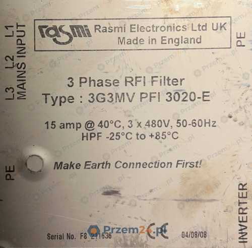 RASMI-3G3MV-PFI-3020E-3G3MVPFI3020E-Trójfazowy-filtr-przeciwzakłóceniowy-2