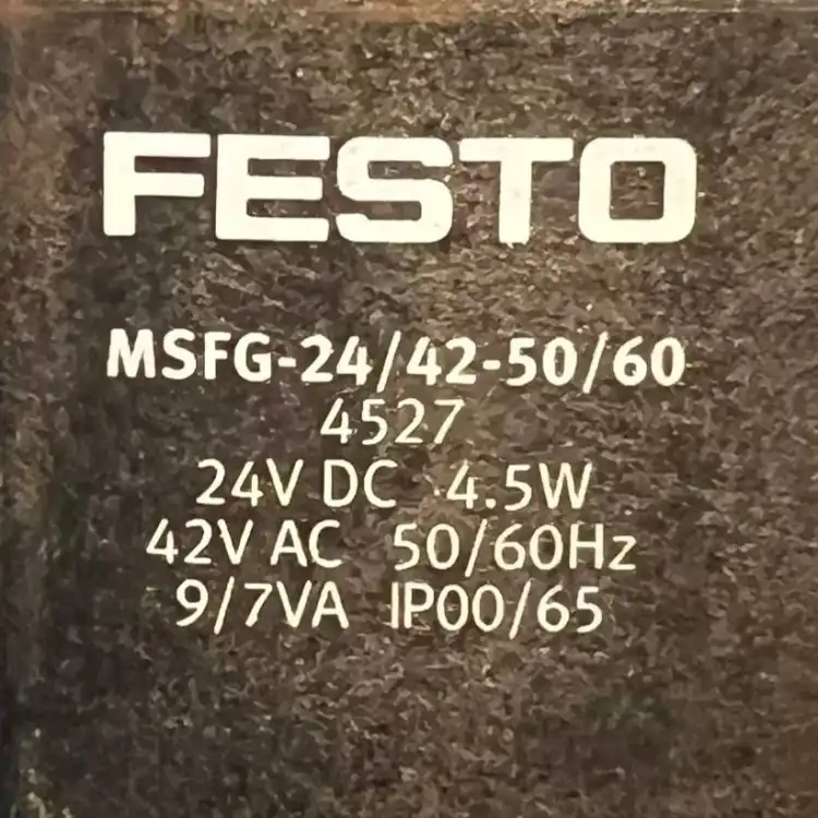 Festo-MSFG24-4250-60DS-4527-Cewka-24VDC-42VAC-4.5W-2