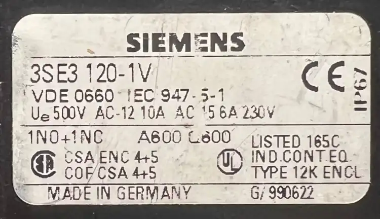 SIEMENS-3SE3-1201V-3SE3-1201V-Wyłącznik-krańcowy-500V-AC12-1NO+1NC-5