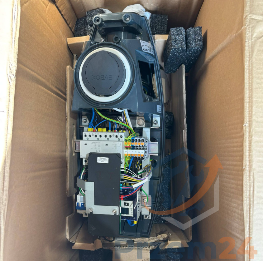 EVBOX-B3322E1801-Dwuportowa-Stacja-Ładowania-3P-+-N-+-PE
