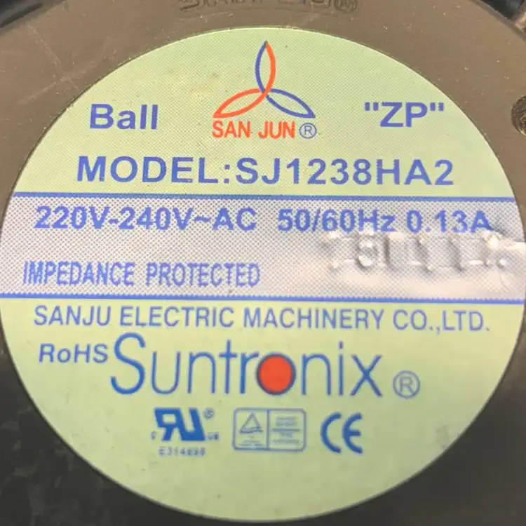 Suntronix-SJ1238HA2-Wentylator-osiowy-220V240-V-AC-50-60Hz-0.13A-2