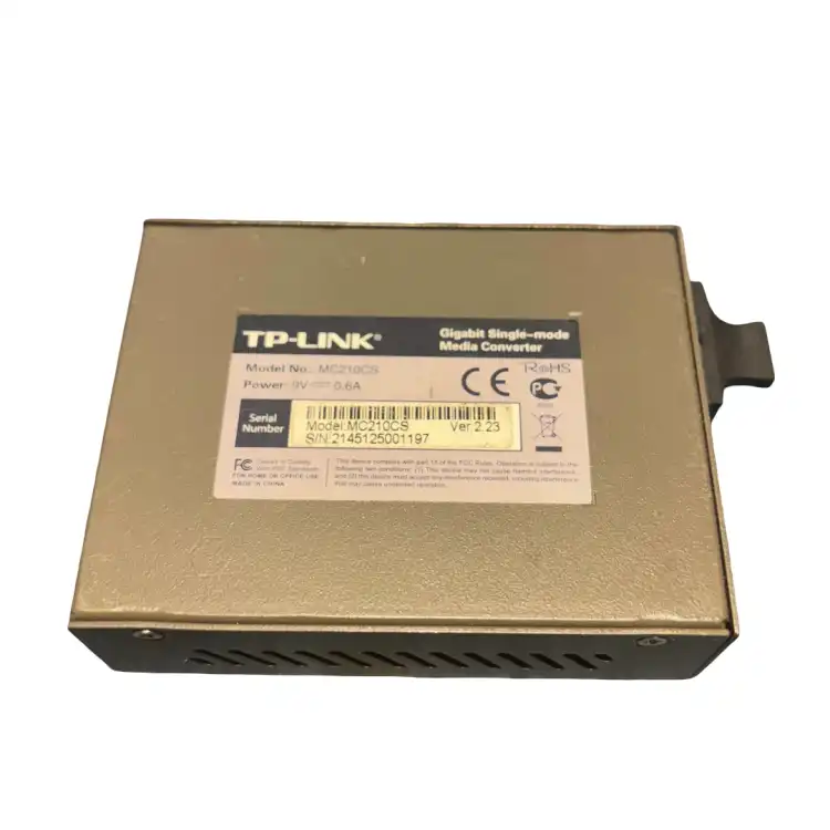 TPLink-MC210CS-Media-konwerter-9V-0,6A-2