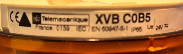 Telemecanique-XVB-C0B5-XVBC0B5-Element-świetlny-pomarańczowy-4