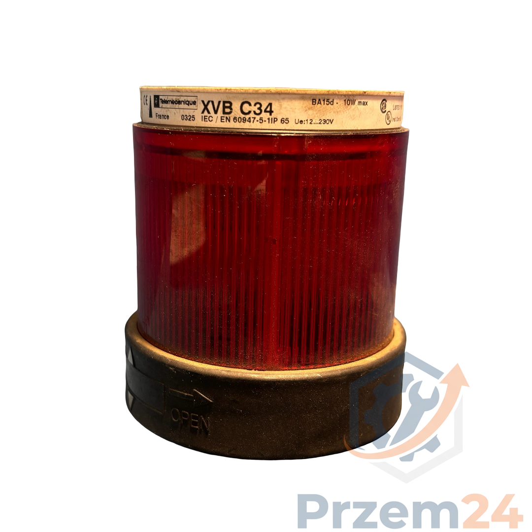 Telemecanique-XVB-C34-XVBC34-Element-świetlny-czerwony