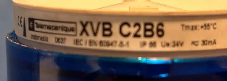 Telemecanique-XVB-C2B6-XVBC2B6-Element-świetlny-niebieski-4