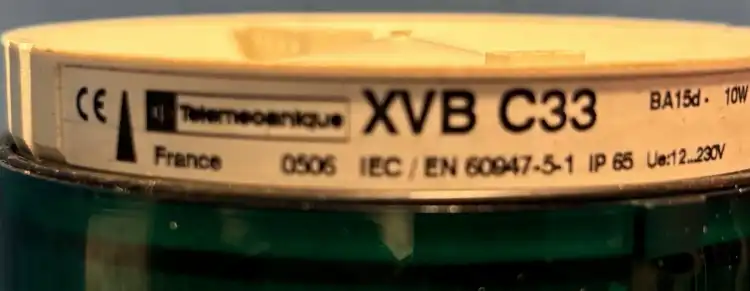 Telemecanique-XVB-C33-XVBC33-Element-świetlny-zielony-4