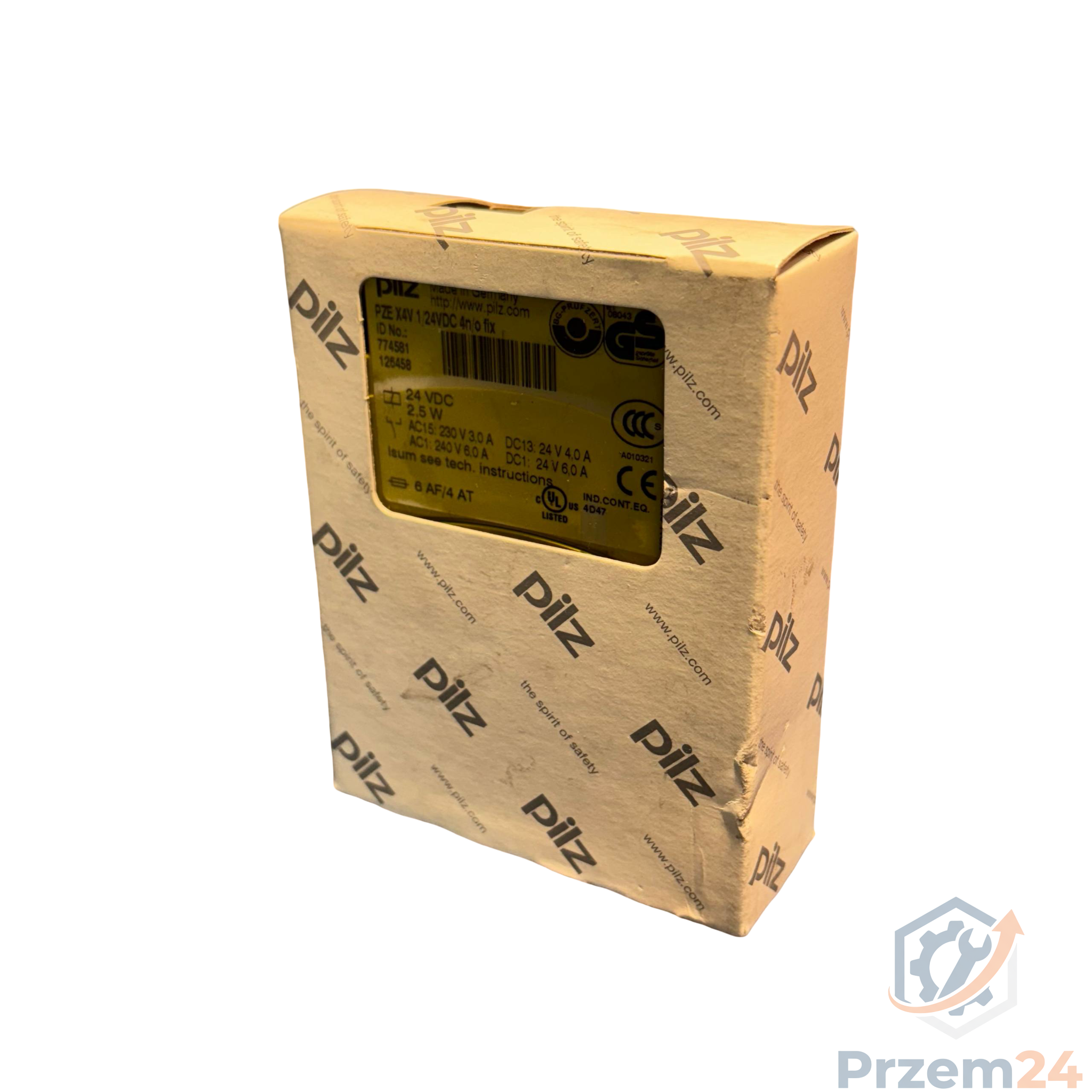 Pilz-774581-PZE-X4V-1-24VDC-4n-o-fix-Przekaźnik-bezpieczeństwa