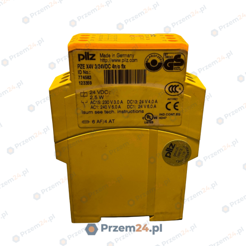 Pilz-774583-PZE-X4V-3-24VDC-4n-o-fix-Przekaźnik-bezpieczeństwa-2
