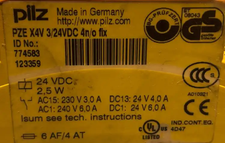 Pilz-774583-PZE-X4V-3-24VDC-4n-o-fix-Przekaźnik-bezpieczeństwa-4
