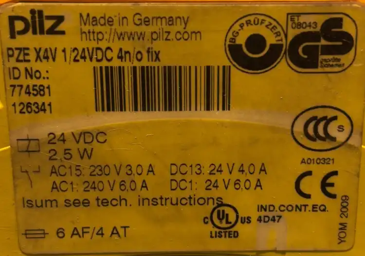 Pilz-774581-PZE-X4V-1-24VDC-4n-o-fix-Przekaźnik-bezpieczeństwa-4