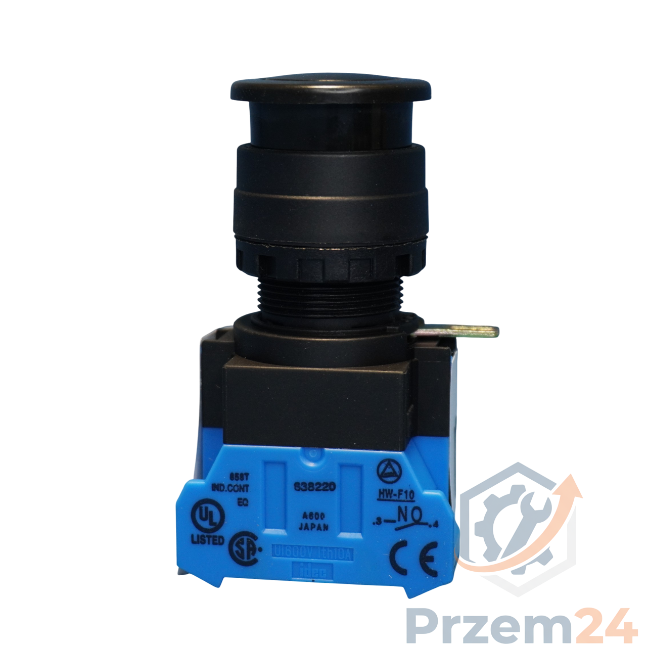 IDEC-HWF10-BLOK-KONTAKTOWY-Z-PRZYCISKIEM-AWARYJNYM-(ZESTAW-2-SZT)