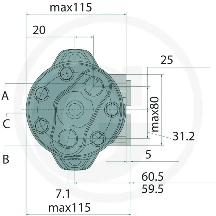 WHITE-OMR-X-125-11185468-Silnik-hydrauliczny-D-=-25mm-5