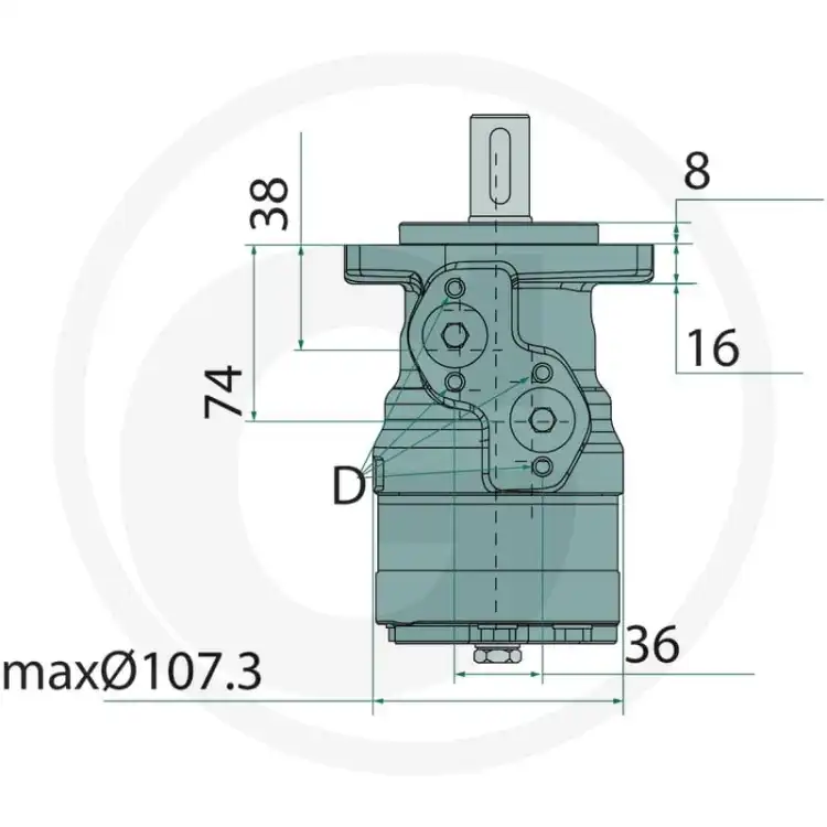 WHITE-OMR-X-50-11185473-Silnik-hydrauliczny-D-=-25mm-2