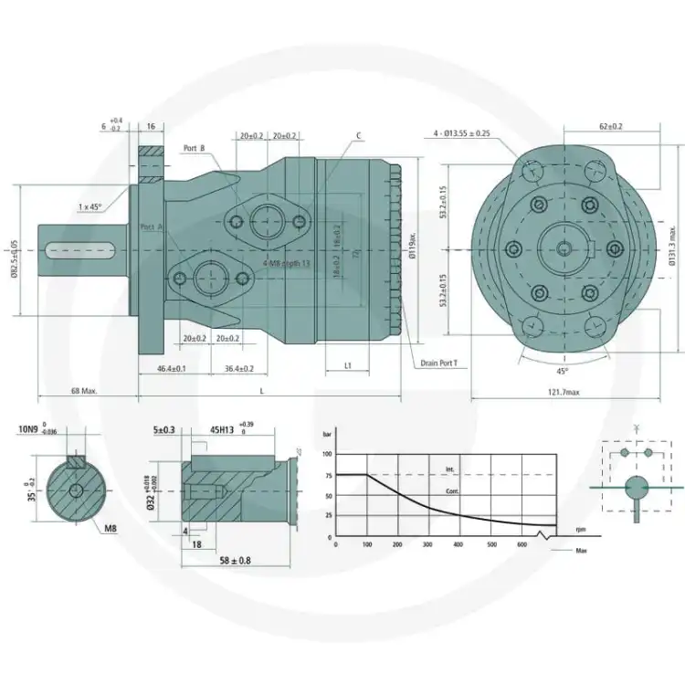 GRANIT-BMH-500-151H1006-Silnik-hydrauliczny-D=32mm-2