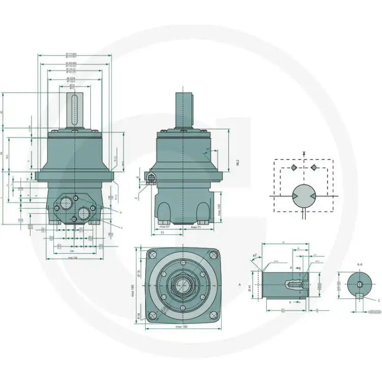 WHITE-151B3024-OMTW-160-Silnik-hydrauliczny-5