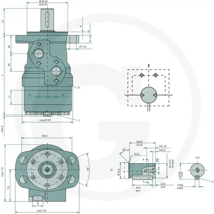WHITE-151-6007-OMR-315-Silnik-hydrauliczny-2