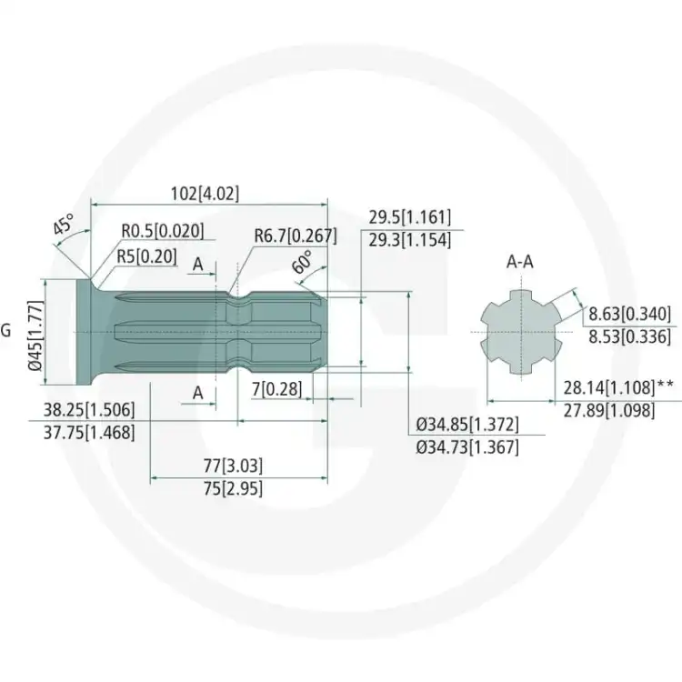 WHITE-151B3022-OMT-400-Silnik-hydrauliczny-wałek-PTO-3