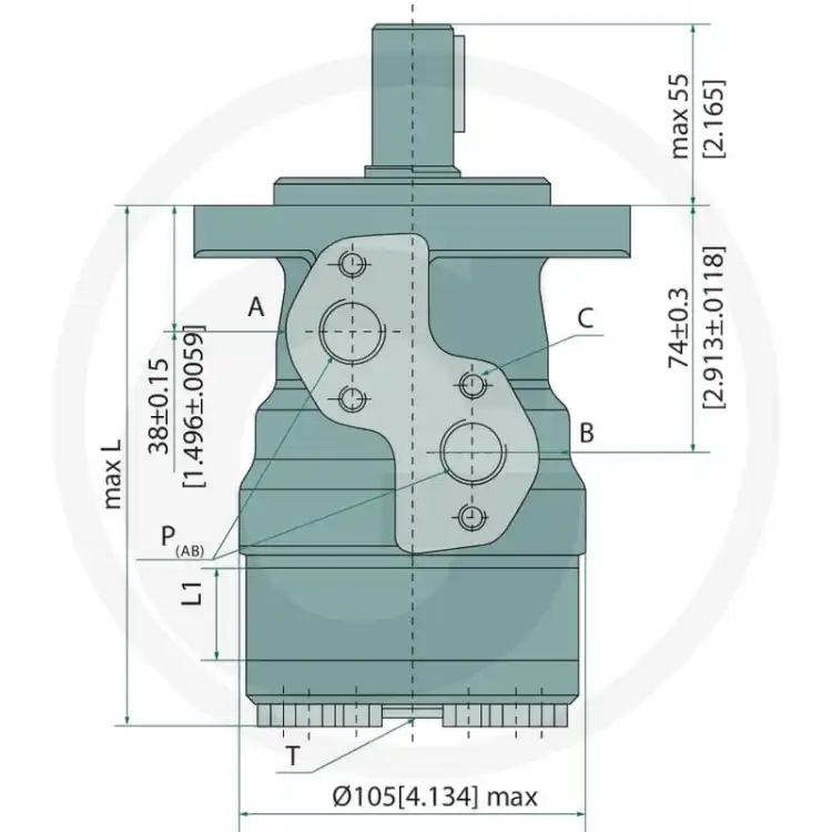 M+S-MR100CU-MR-100-Silnik-hydrauliczny-D=25mm-5
