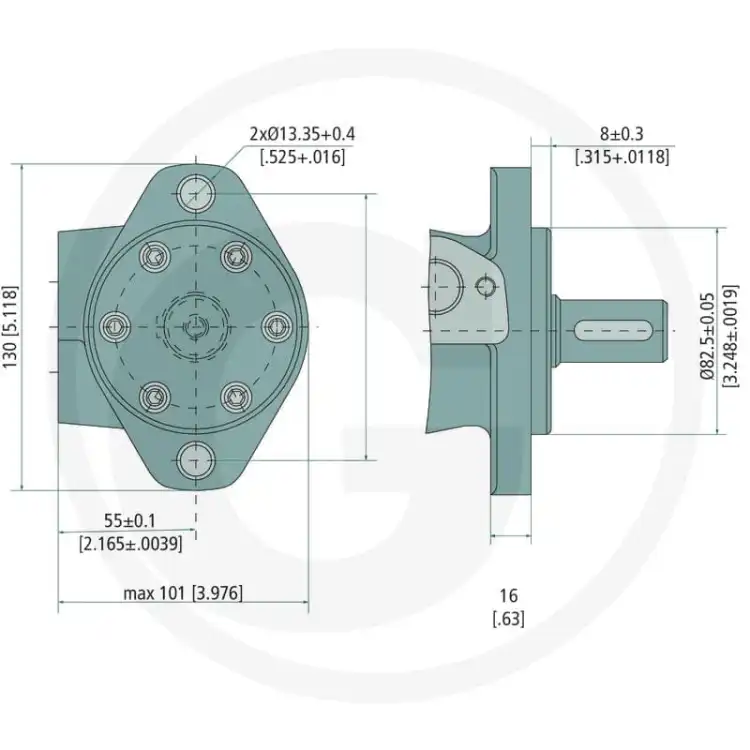 M+S-MPB-100-Silnik-hydrauliczny-D=32mm-3