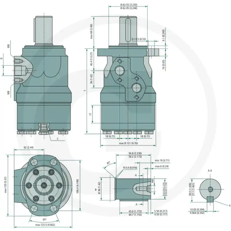 WHITE-151H1012-OMH-200-Silnik-hydrauliczny-2