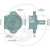 M+S-MR100SHU-MR-100cc-Silnik-hydrauliczny-splined-SAE-6B-G-1-2-2