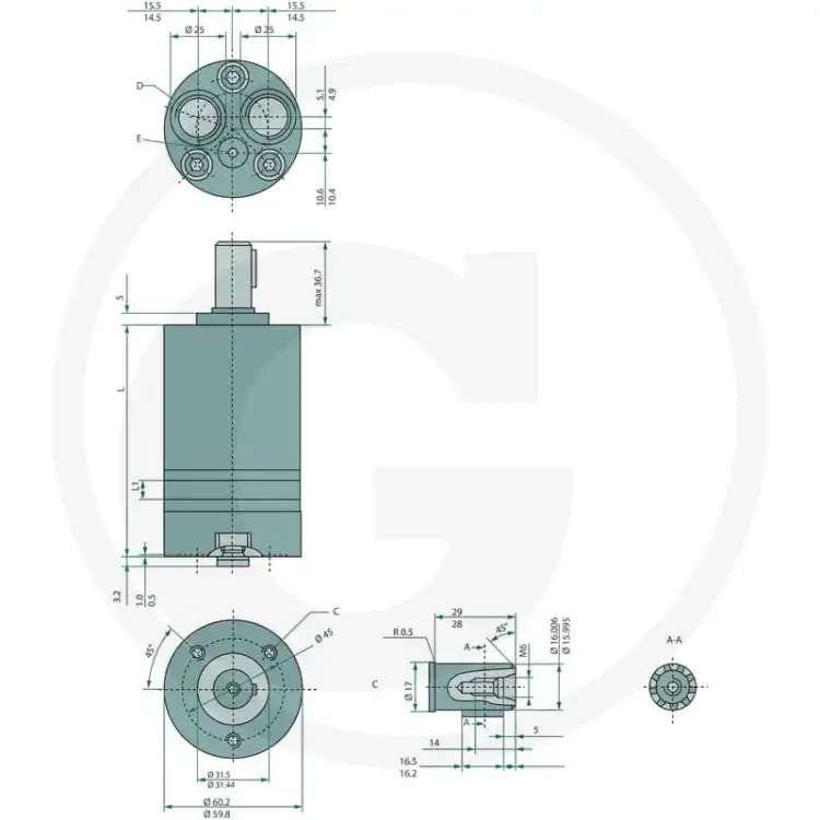 WHITE-151G0025-OMM-20-EA-Silnik-hydrauliczny-2