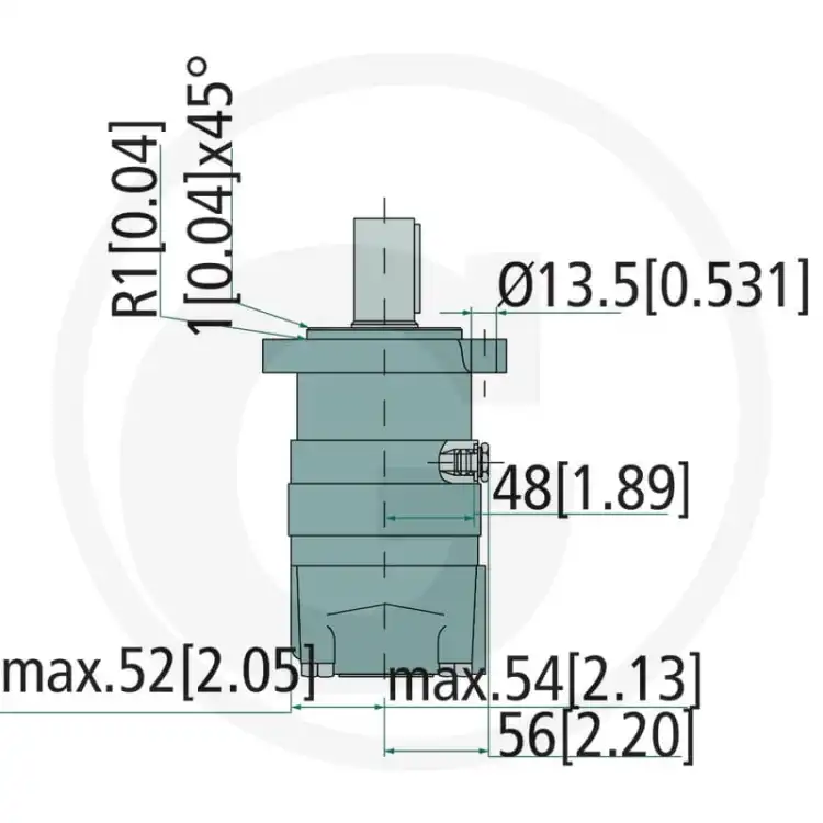 WHITE-151F0505-OMS-250-Silnik-hydrauliczny-D=32mm-3