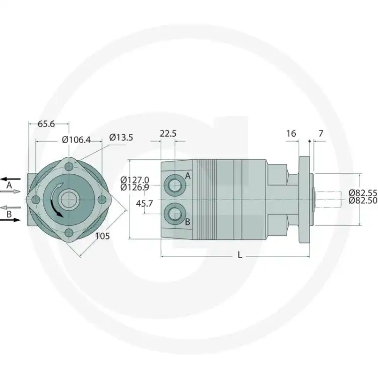 Parker-TF0240VX460AAAB-Silnik-hydrauliczny-orbitalny-2