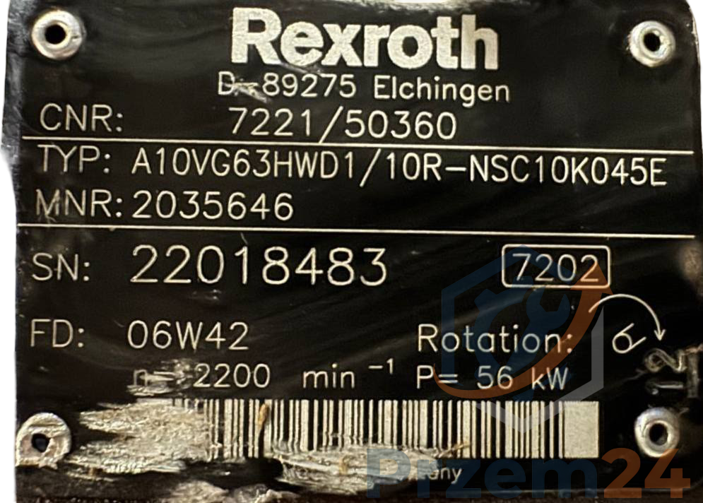 Rexroth-A10VG63HWD1-10R-NSC10K045E-(JCB-7221-50360)-Pompa-hydrauliczna-do-JCB