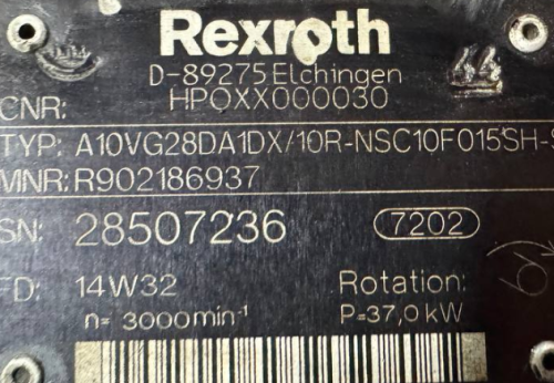 Rexroth-A10VG28DA1DX-10R-NSC10F015SH-S-R902186937-Pompa-hydrauliczna