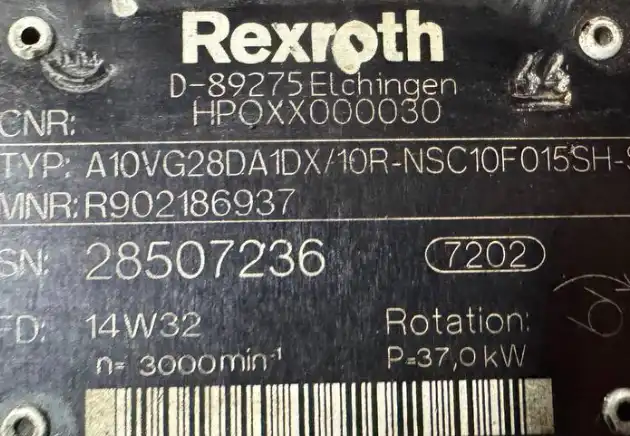 Rexroth-A10VG28DA1DX-10R-NSC10F015SH-S-R902186937-Pompa-hydrauliczna