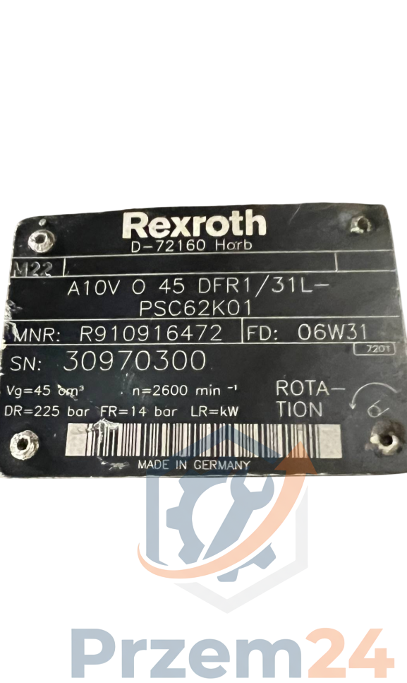 Rexroth-A10V-O-45-DFR1-31L-PSC62K01-(R910916472)-Pompa-hydrauliczna