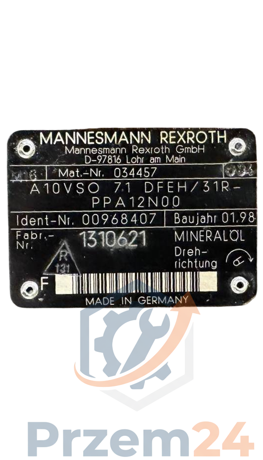 Mannesmann-Rexroth-A10VSO-71-DFEH-31R-PPA12N00-00968407-Pompa-hydrauliczna