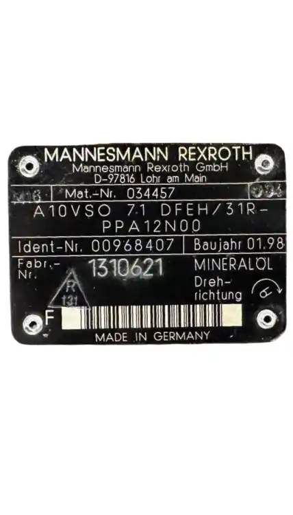 Mannesmann-Rexroth-A10VSO-71-DFEH-31R-PPA12N00-00968407-Pompa-hydrauliczna