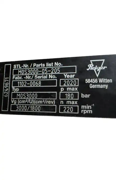 Pleiger-M0S3000-(Pleiger-M0S3000-05-205)-Silnik-hydrauliczny-180-bar