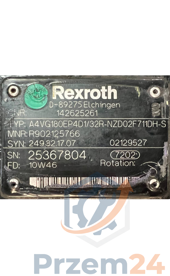 Rexroth-Noell-A4VG180EP4D1-32R-NZD02F711DH-S-(R902125766)-Pompa-hydrauliczna