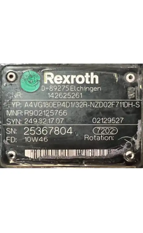Rexroth-Noell-A4VG180EP4D1-32R-NZD02F711DH-S-(R902125766)-Pompa-hydrauliczna