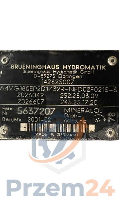 Brueninghaus-A4VG180EP2D1-32R-NFD02F021S-S-(2026049-2026607)-Pompa-hydrauliczna