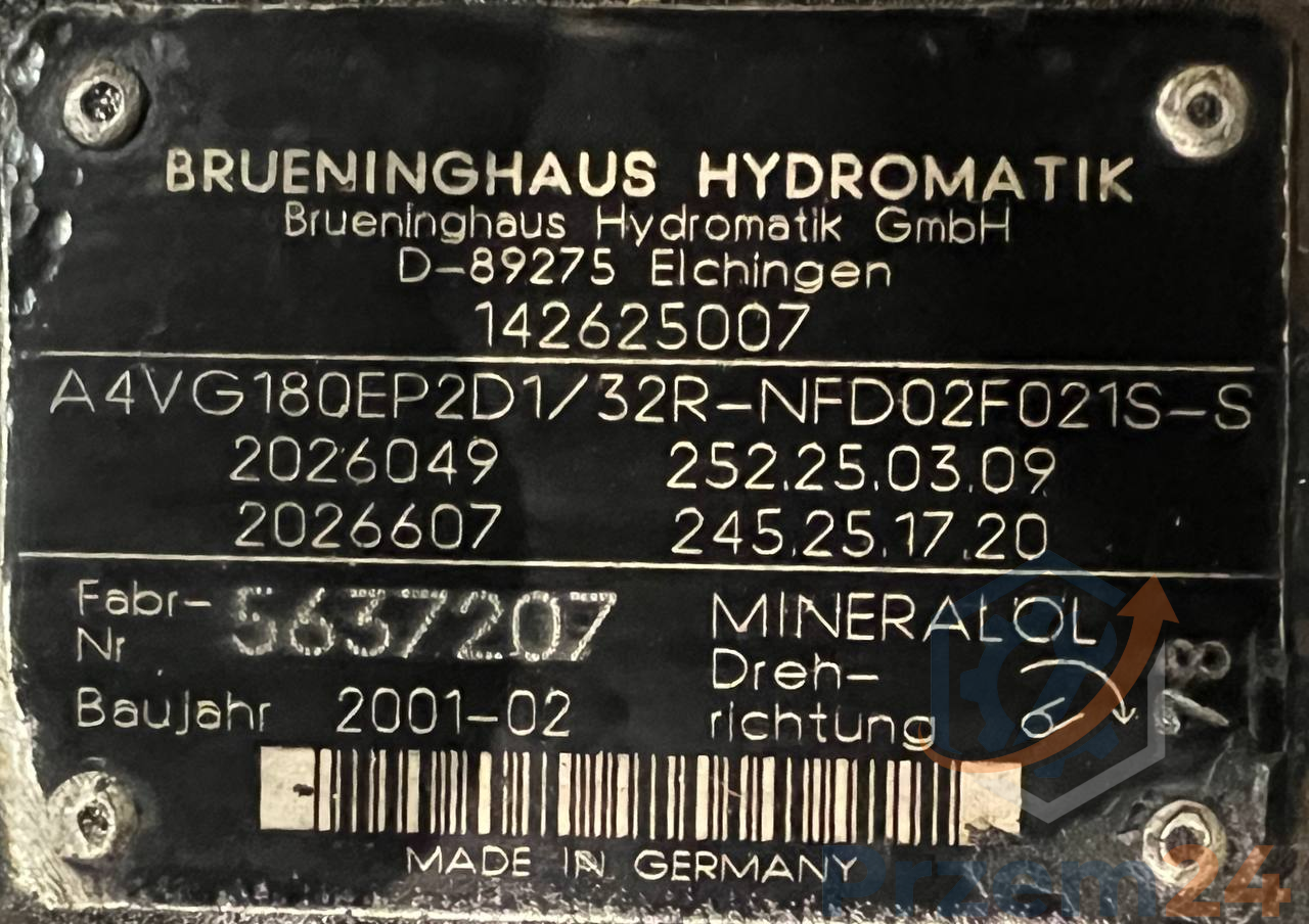 Brueninghaus-A4VG180EP2D1-32R-NFD02F021S-S-(2026049-2026607)-Pompa-hydrauliczna