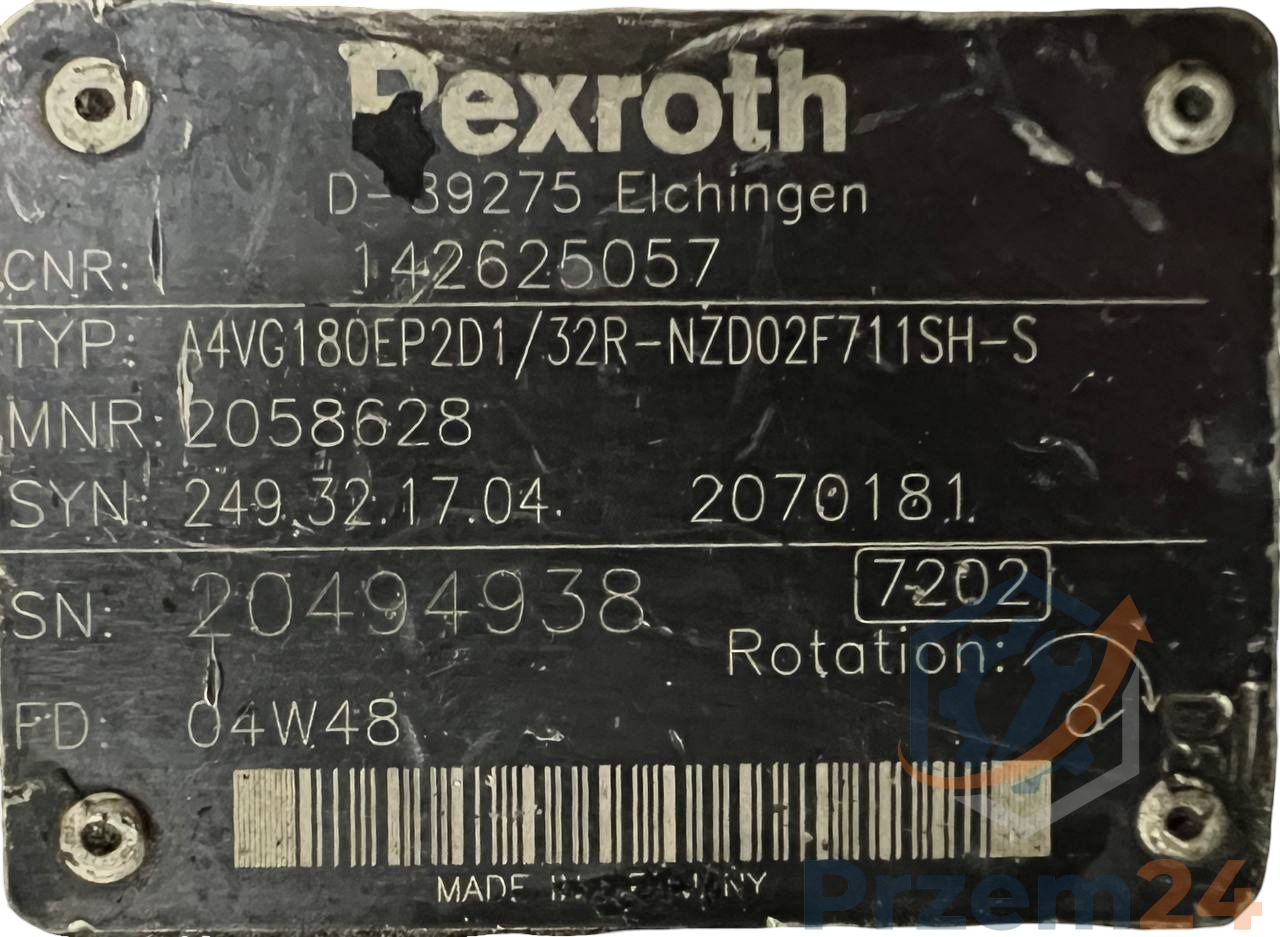 Rexroth-A4VG180EP2D1-32R-NZD02F711SH-S-(R902058628)-Pompa-hydrauliczna-do-TEREX