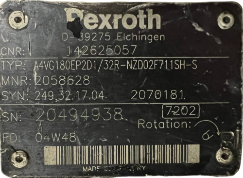Rexroth-A4VG180EP2D1-32R-NZD02F711SH-S-(R902058628)-Pompa-hydrauliczna-do-TEREX